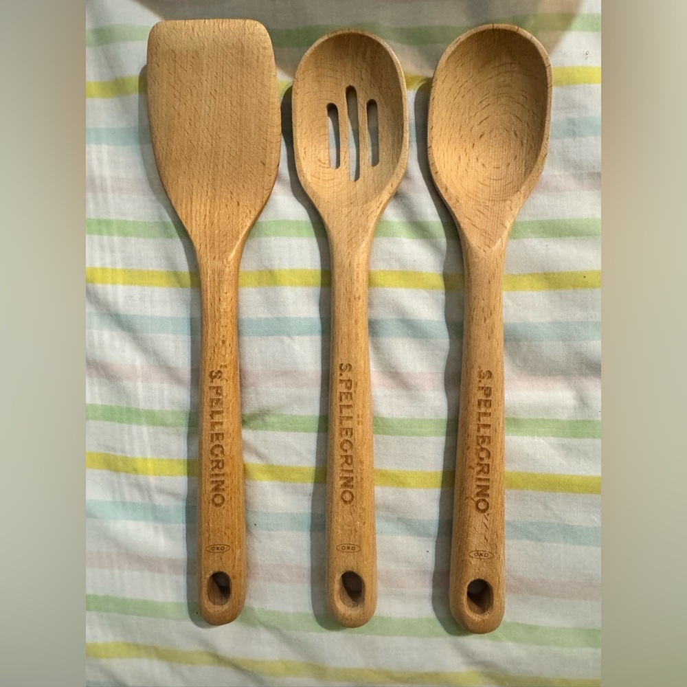 Oxo Wooden Kitchen Utensils Set -  S.Pellegrino